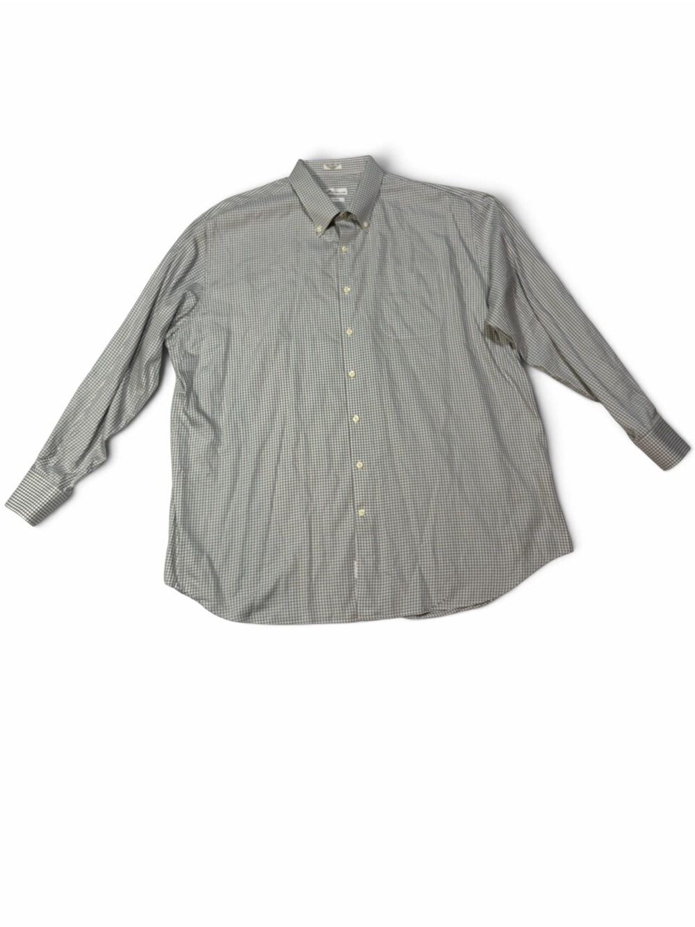 Peter Millar Crown Soft XXL Cotton Silk Check Dress Shirt